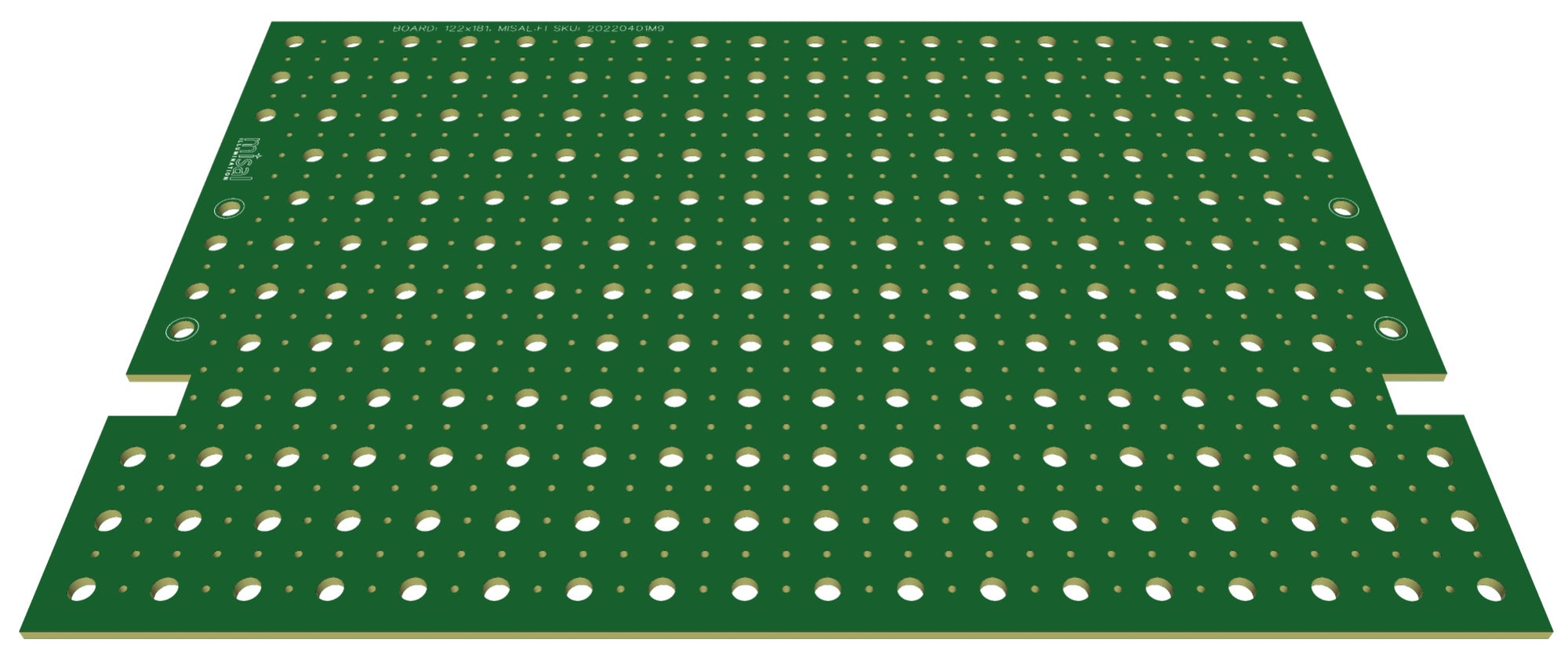 DIN-rail adapter board M, 181x122mm